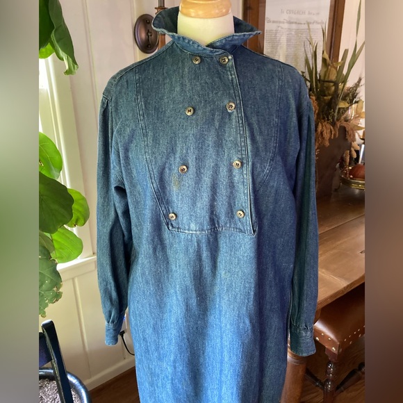 “LAST CALL” VTG RALPH LAUREN Denim Dress - Picture 4 of 10